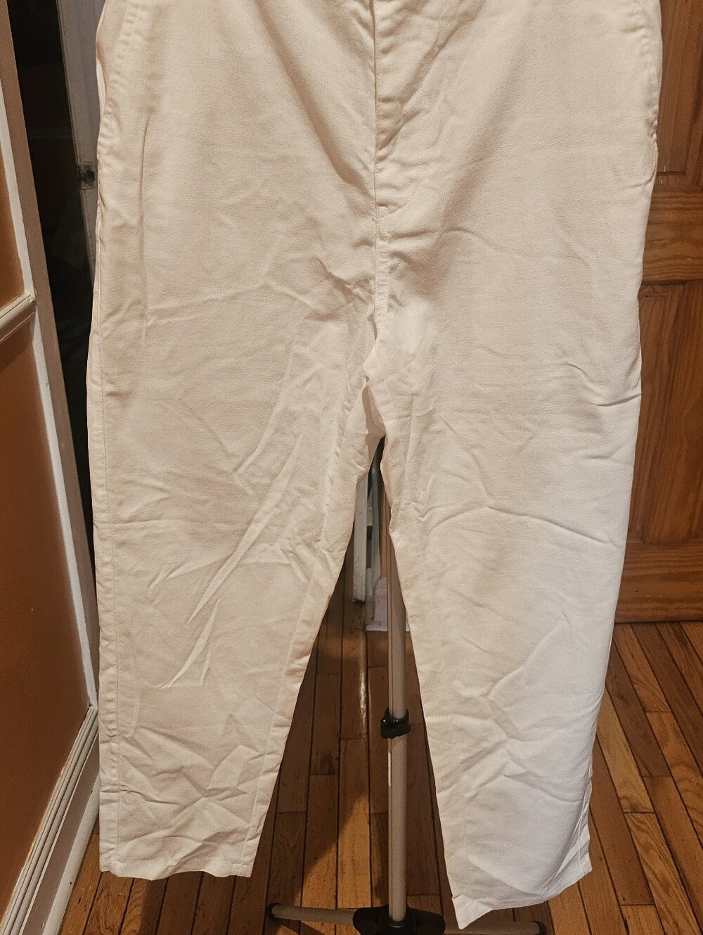 Men's Cream Chinos - Classic Straight Fit